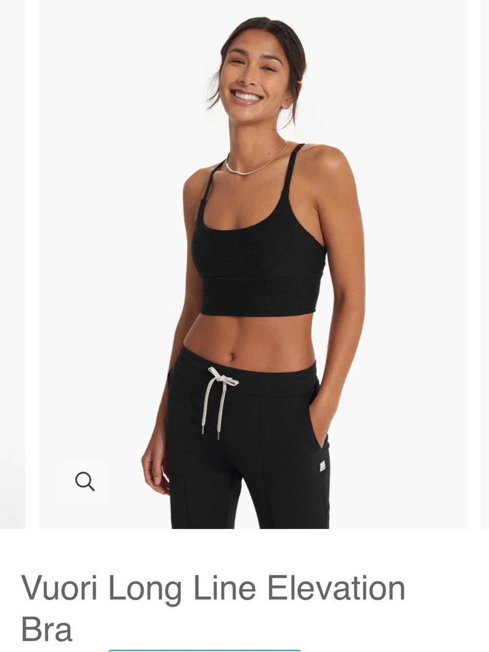 Vuori longline elevation bra